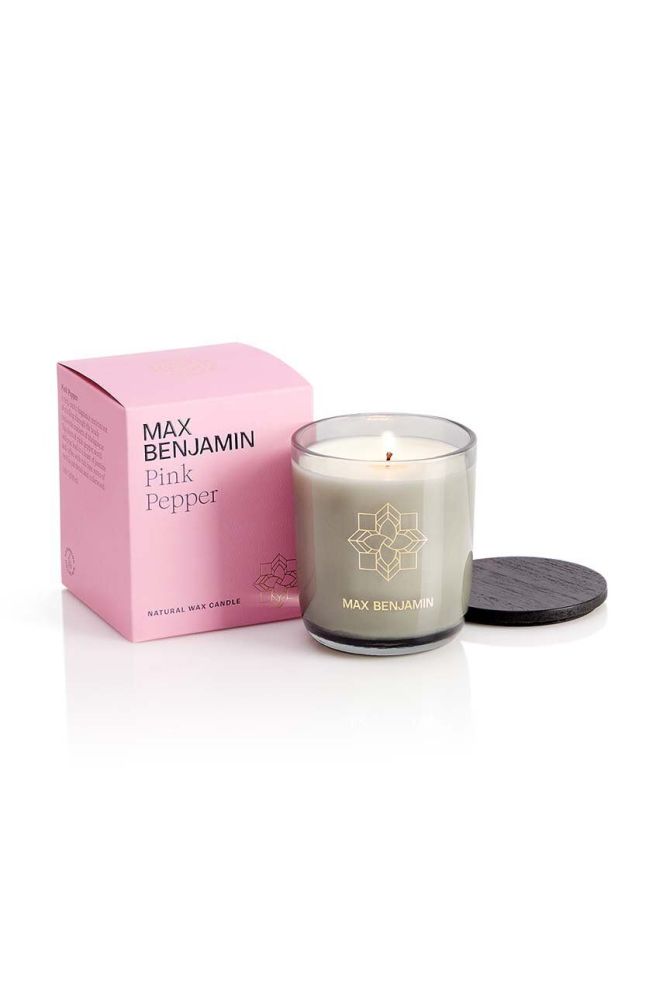 Ароматизована свічка Max Benjamin Pink Pepper 210g колір рожевий