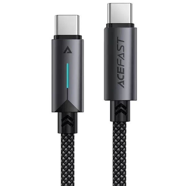 Кабель Acefast C19-03 Charging Data Cable USB-C to USB-C 60W 1.2m Black (6974316284475)