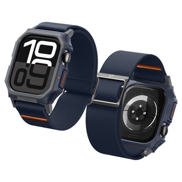 Чохол з ремінцем Spigen Lite Fit Pro Navy Blue для Apple Watch 11 | 10 (46mm) (ACS08925) фото 2