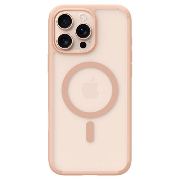 Прозорий чохол Spigen Ultra Hybrid T (MagFit + Camera Control) Frost Rose Titanium для iPhone 16 Pro (ACS09071) фото 3
