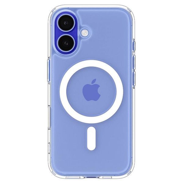 Прозорий чохол Spigen Ultra Hybrid T MagSafe White для iPhone 16 (ACS09073) фото 2