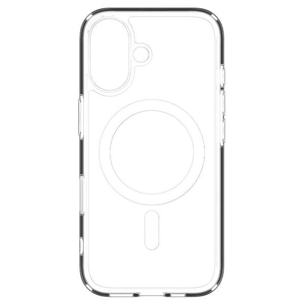 Прозорий чохол Spigen Ultra Hybrid T MagSafe White для iPhone 16 (ACS09073) фото 3