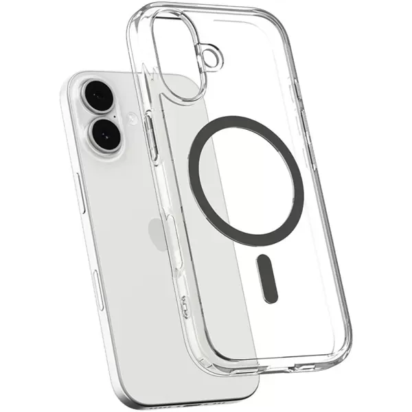 Чохол Spigen Ultra Hybrid MagSafe Clear Graphite для iPhone 17 (ACS10381) фото 2