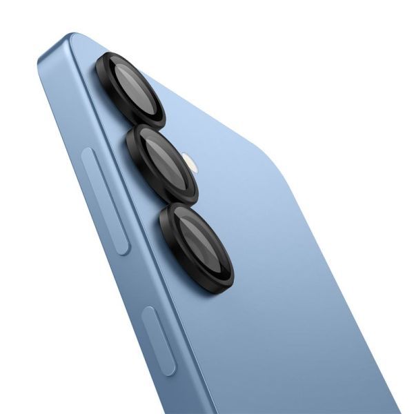 Захисне скло для камери Spigen Glass tR EZ Fit Optik Pro HD Black 2 шт. для Samsung Galaxy S25 Plus (AGL09088) фото 3