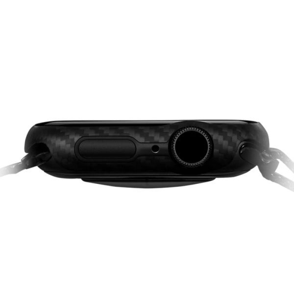 Карбоновий чохол Pitaka Air Case 600D Black/Grey (Twill) для Apple Watch 9 | 8 | 7 45mm (KW2002A) фото 3