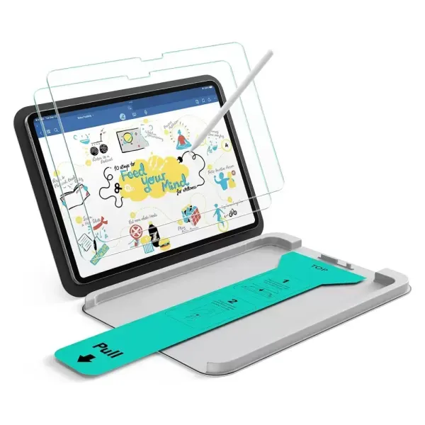 Захисне скло з ефектом паперу ESR UltraFit Paper-Feel Screen Protector (Tempered Glass) 2 шт. для iPad Air 13” M4 | M3 | M2 (2026 | 2025 | 2024) (1E16200103)