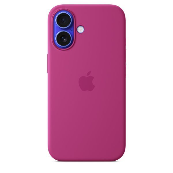 Оригінальний силіконовий чохол Apple Silicone Case with MagSafe Fuchsia для iPhone 16 (MYY53)