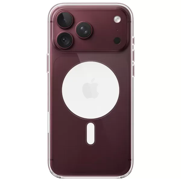 Оригінальний прозорий чохол Apple Clear Case With MagSafe Transparent для iPhone 18 Pro Max | 17 Pro Max (MKDV4)