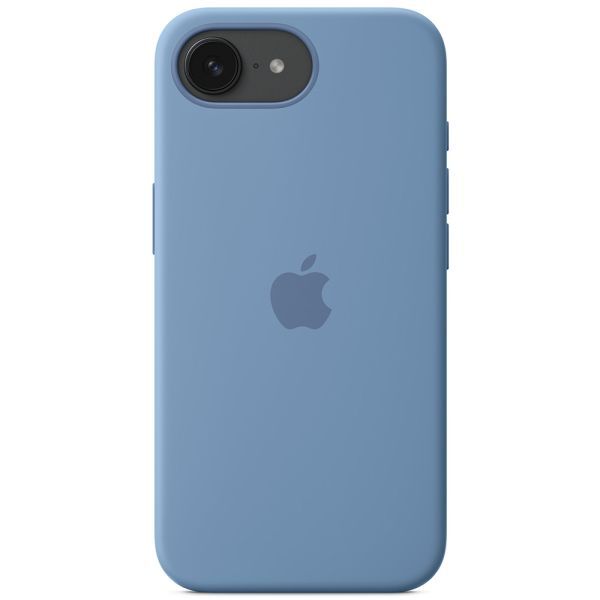 Оригінальний силіконовий чохол Apple Silicone Case Winter Blue для iPhone 17e | 16e (MD3Q4) фото 2