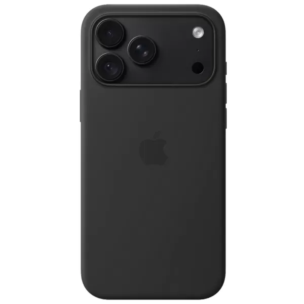 Оригінальний силіконовий чохол Apple Silicone Case With MagSafe Black для iPhone 18 Pro Max | 17 Pro Max (MK954) фото 2