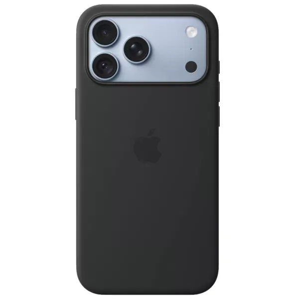 Оригінальний силіконовий чохол Apple Silicone Case With MagSafe Black для iPhone 18 Pro Max | 17 Pro Max (MK954) фото 3