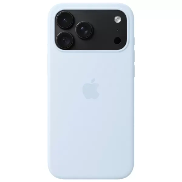 Оригінальний силіконовий чохол Apple Silicone Case With MagSafe Crisp Blue iPhone для 18 Pro Max | 17 Pro Max (MK934) фото 2