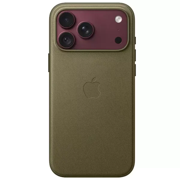 Оригінальний чохол Apple TechWoven Case With MagSafe Olive для iPhone 18 Pro Max | 17 Pro Max (MKDP4)
