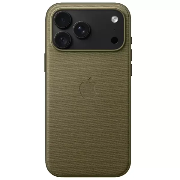 Оригінальний чохол Apple TechWoven Case With MagSafe Olive для iPhone 18 Pro Max | 17 Pro Max (MKDP4) фото 2