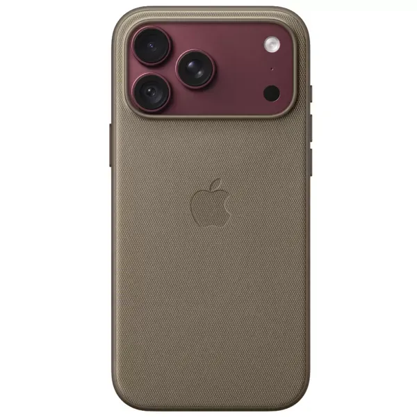 Оригінальний чохол Apple TechWoven Case With MagSafe Taupe для iPhone 18 Pro Max | 17 Pro Max (MKDQ4)