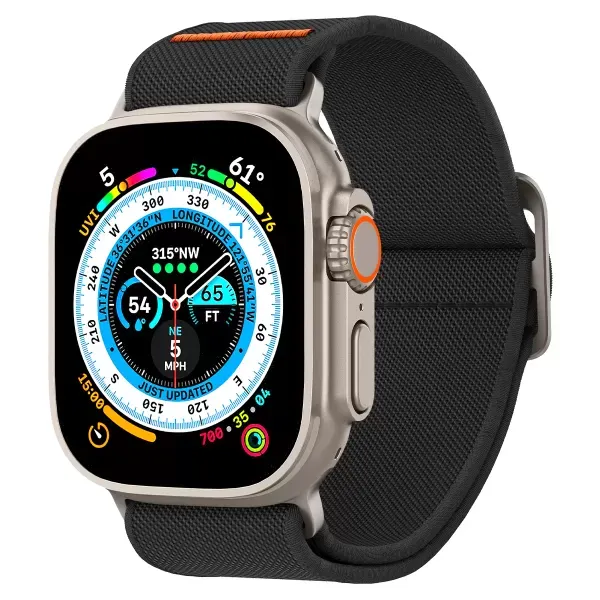 Ремінець Spigen Lite Fit Ultra Black для Apple Watch 49мм | 46мм | 45мм | 44мм (AMP05983)