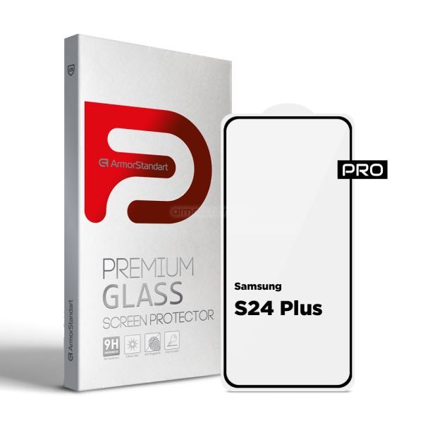 Захисне скло ArmorStandart Pro Black для Samsung S24 Plus (ARM72437)