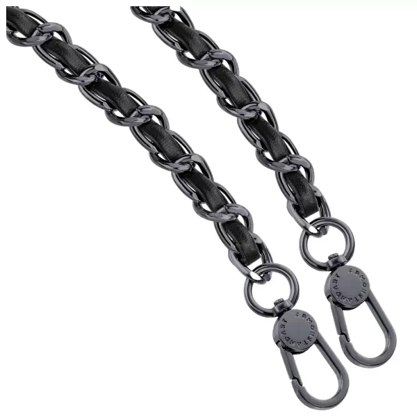 Ремінець для смартфона ArmorStandart Chain link Aged Ruthenium with Black Leather (ARM77035) фото 2