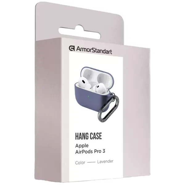 Чохол ArmorStandart Hang Case Lavender для AirPods Pro 3 (ARM88274) фото 2