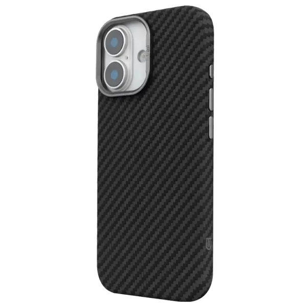 Чохол ArmorStandart LikeCarbon2 MagCase Carbon Black для iPhone 17 (ARM86257)