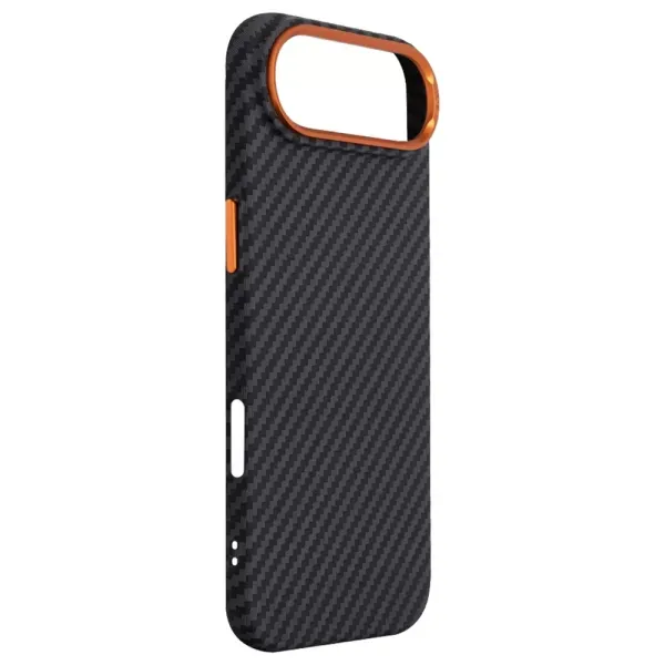 Чохол ArmorStandart LikeCarbon2 SE MagCase Black Orange для iPhone Air (ARM89155) фото 3