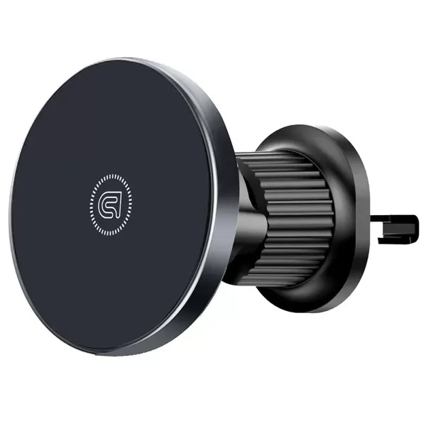 Автотримач з бездротовою зарядкою ArmorStandart MagBoost Airvent Black (ARM85337)
