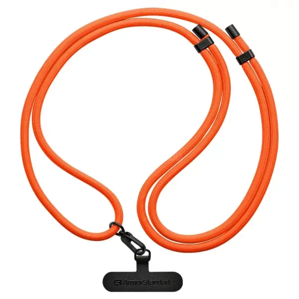 Ремінець для смартфону ArmorStandart Rope Black Tangerine with Dark Holder (ARM76094)