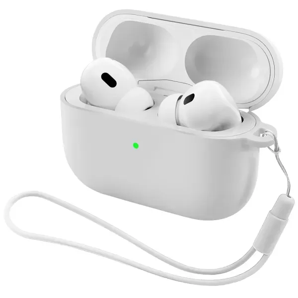 Чохол ArmorStandart Silicone Case With Straps White для Apple Airpods Pro 3 (ARM88301)