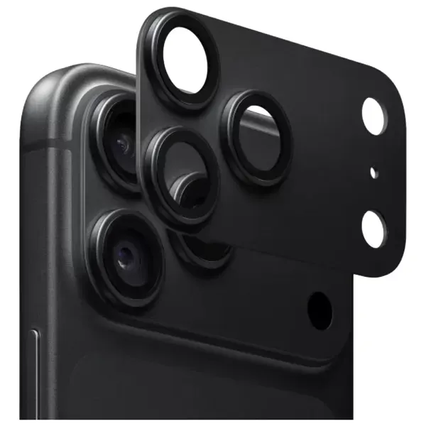 Захисне скло з накладкою для блоку камер ArmorStandart Supreme Flat BI Dark Gray для iPhone 18 Pro Max (ARM92445)