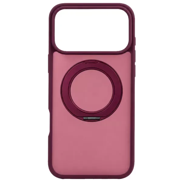 Чохол із підставкою ArmorStandart Unit Stand2 Dark Cherry для iPhone 18 Pro Max | 17 Pro Max (ARM92337)