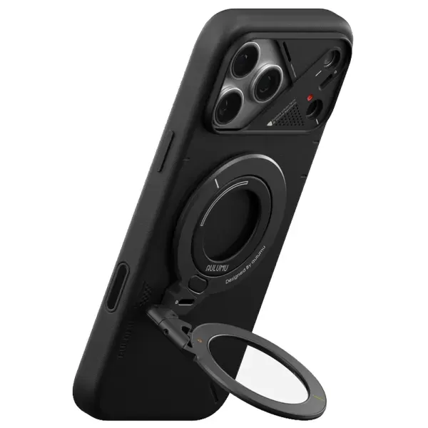 Тримач для телефона Aulumu G09 Infinite 360° MagSafe Stand 3-Axis Rotation Black фото 3