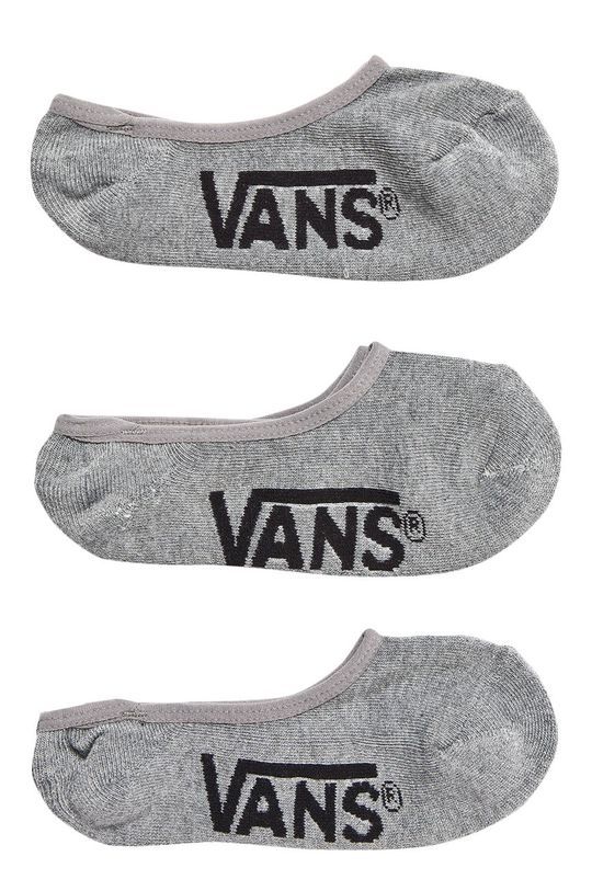 Vans - Шкарпетки 3-pack VN000XS9HTG1-VXS9HTG колір сірий