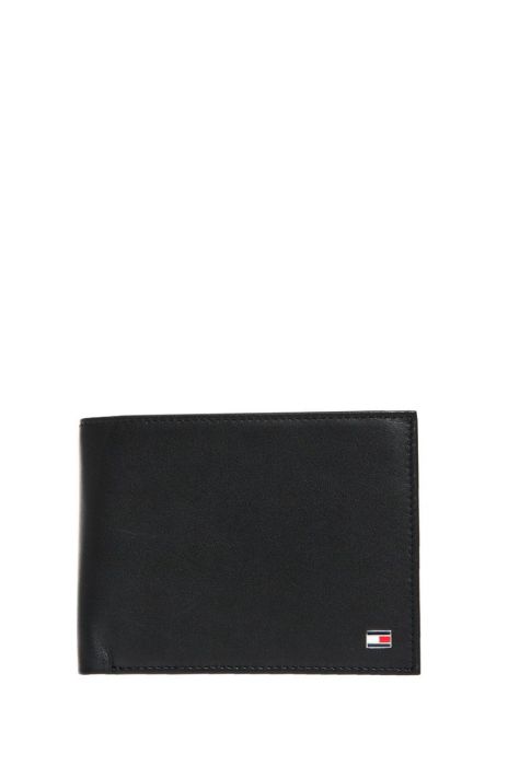 Tommy Hilfiger - Шкіряний гаманець колір чорний (50926)