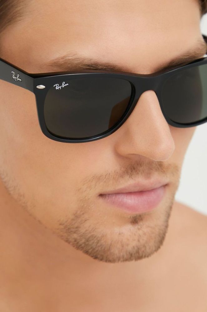 Сонцезахисні окуляри Ray-Ban чоловічі колір чорний (104936) фото 6