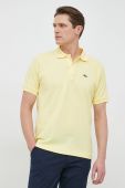 Бавовняне поло Lacoste колір жовтий однотонний L1212-001
