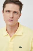 Бавовняне поло Lacoste колір жовтий однотонний L1212-001