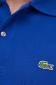 Бавовняне поло Lacoste колір синій однотонний L1212-001 (2624481)