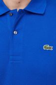 Бавовняне поло Lacoste колір синій однотонний L1212-001 (3001935)