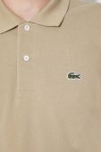 Бавовняне поло Lacoste колір зелений однотонний L1212-001