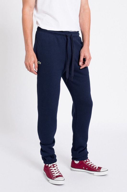 Штани Lacoste чоловічі колір синій фасон jogger XH7611.166-166