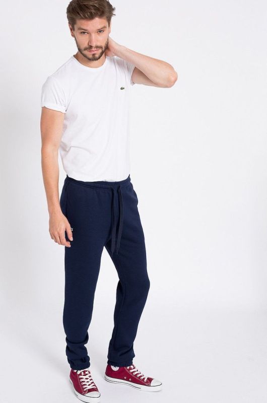 Штани Lacoste чоловічі колір синій фасон jogger XH7611.166-166 фото 2