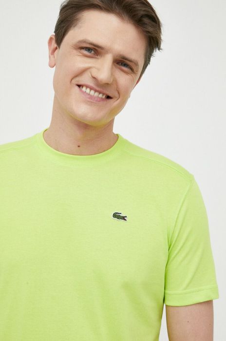Футболка Lacoste чоловічий колір білий однотонний TH7618-001 (3026741)
