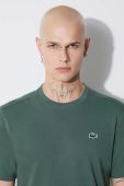 Футболка Lacoste чоловічий колір зелений однотонний TH7618-001