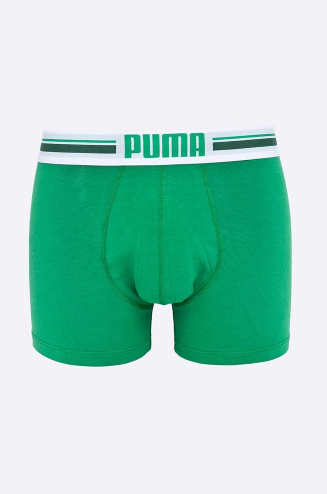 Puma - Боксери Puma Placed logo boxer 2p green (2-pack) 90651904 колір зелений