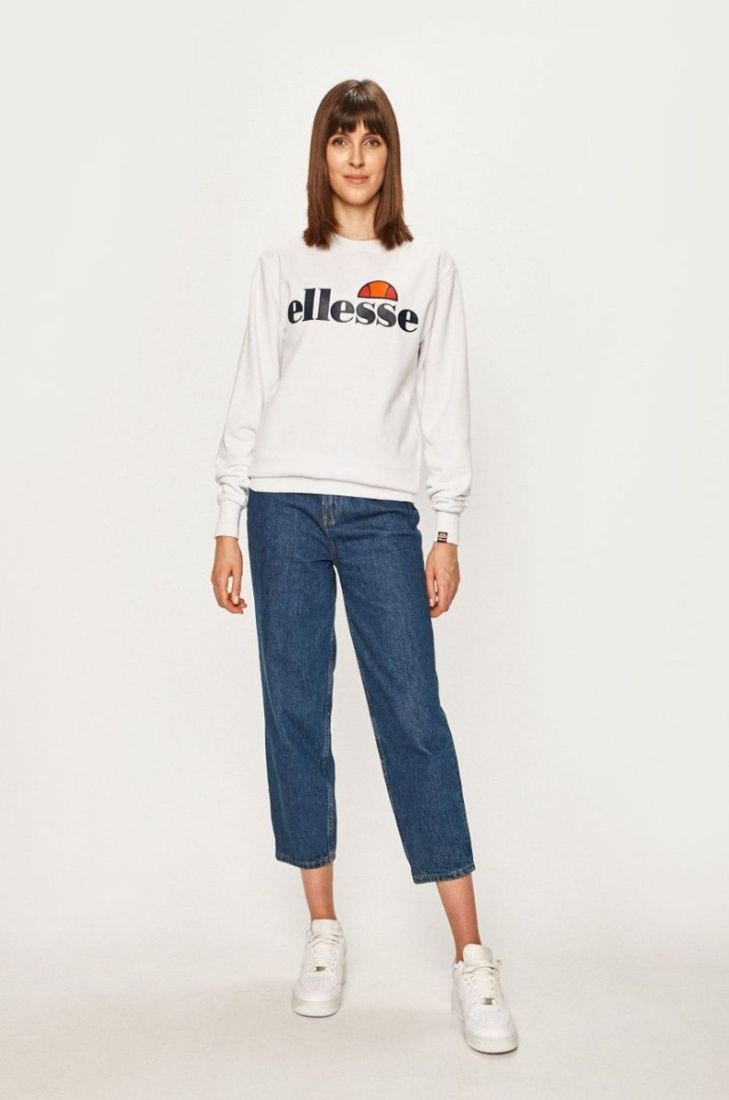 Кофта Ellesse жіноча колір білий з принтом SGS03238-White