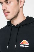 Кофта Ellesse чоловіча колір чорний з капюшоном з принтом shs02216-athlGREY