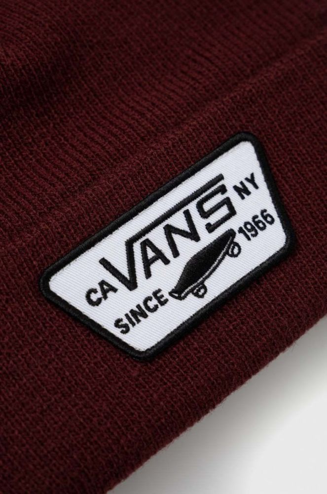 Vans - Шапка колір бордо (50296) фото 3