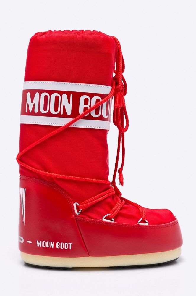 Moon Boot - Зимові чоботи Nylon колір червоний (797348)