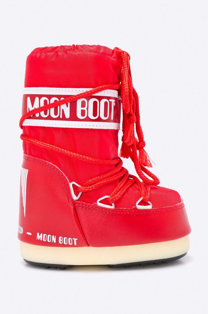 Moon Boot - Дитячі зимові черевики Nylon Rosso колір червоний