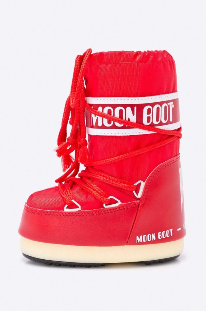 Moon Boot - Дитячі зимові черевики Nylon Rosso колір червоний фото 3